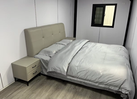 Villa conteneur pliable et extensible de 20 pieds, 4 chambres, maisons modulaires ignifuges