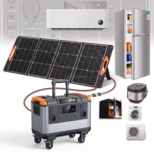 เครื่องกำเนิดไฟฟ้าพลังงานแสงอาทิตย์ 3000W 2688Wh พร้อมปลั๊ก EU สำหรับรถบ้าน รถคาราวาน บ้านเคลื่อนที่ ทริปแคมป์ปิ้ง ระบบไฟฟ้าสำรองนอกสถานที่ พร้อมชุดแผงโซลาร์เซลล์ 400W - Product Image 1