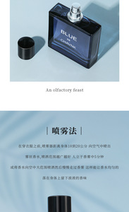 Wreath Ornament Blue, Eau <span class=keywords><strong>de</strong></span> Toilette Masculina, <span class=keywords><strong>Fragancia</strong></span> Fresca y Duradera, Aroma Oceánico, 100 ml, Líquido, Regalo - Product Image 6