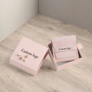 Cajas de Joyería de Lujo al por Mayor con Cajón Deslizable Pequeño, Bolsa Personalizada de Papel con Forro de Terciopelo para Collares y Anillos - Product Image 2