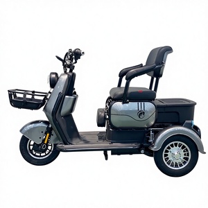 Tricycle Électrique 3 Roues à Carrosserie Ouverte 60V en Acier pour Transport de Passagers et Marchandises – Tuk Tuk Moto <span class=keywords><strong>Taxi</strong></span> pour Adultes - Product Image 5