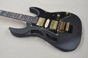 กีตาร์ไฟฟ้า Flyoung สีดำด้าน พร้อม <span class=keywords><strong>Floyd</strong></span> <span class=keywords><strong>Rose</strong></span> Bridge ฮาร์ดแวร์สีทอง ฟิงเกอร์บอร์ดไม้โรสวูด ผลิตตามสั่ง - Product Image 2