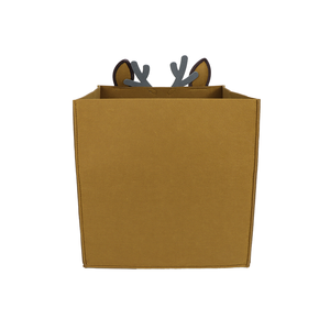 Panier de rangement pliable carré en feutre pour vêtements, vente en gros d'usine, moderne, 1 couche, capacité de charge 5-10 kg - Product Image 3