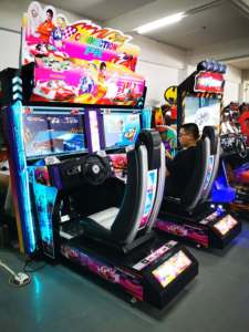 Two-player driving HD display racing game <b>Amusement</b> park game <b>machine</b> Custom logo arcade game Coin operated - Product Image 6