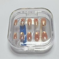 Nouvelle boîte de rangement double couche pour cosmétiques et nail art 2026, personnalisable avec logo imprimé et commandes sur mesure acceptées