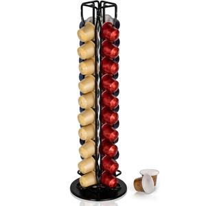Portavasos Giratorio de Metal Ecológico con Rotación de 360° y Base Antideslizante, Ideal para Cocina u Oficina - Product Image 1