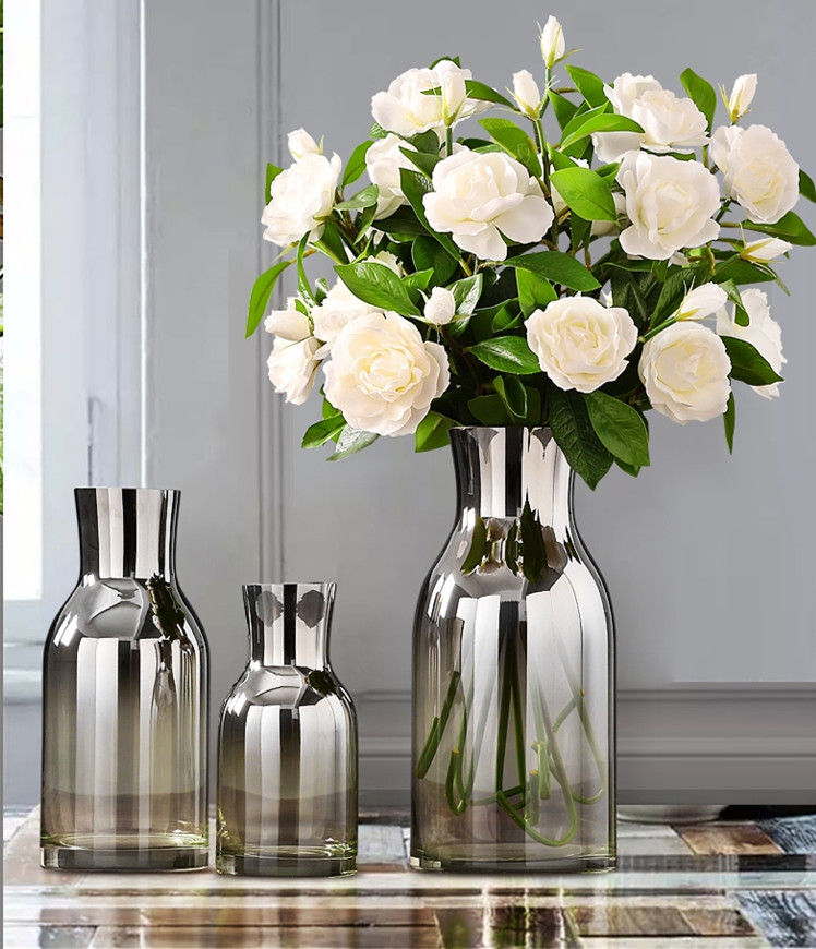 Factory Produced Wholesale Glass Flower Vases for Home Decor
