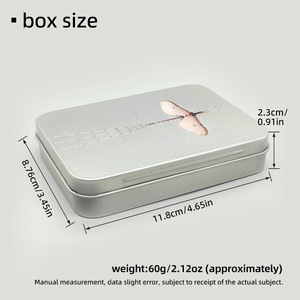 Boîte à mouches en métal double face grande capacité imprimée <span class=keywords><strong>TG</strong></span> pour divers leurres artificiels, pêche en plein air - Product Image 4