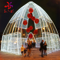ODM intérieur/extérieur lumière LED Commercial merveilleux éclairage métal modélisation pour mariages amour arc porte Motif IP65 note