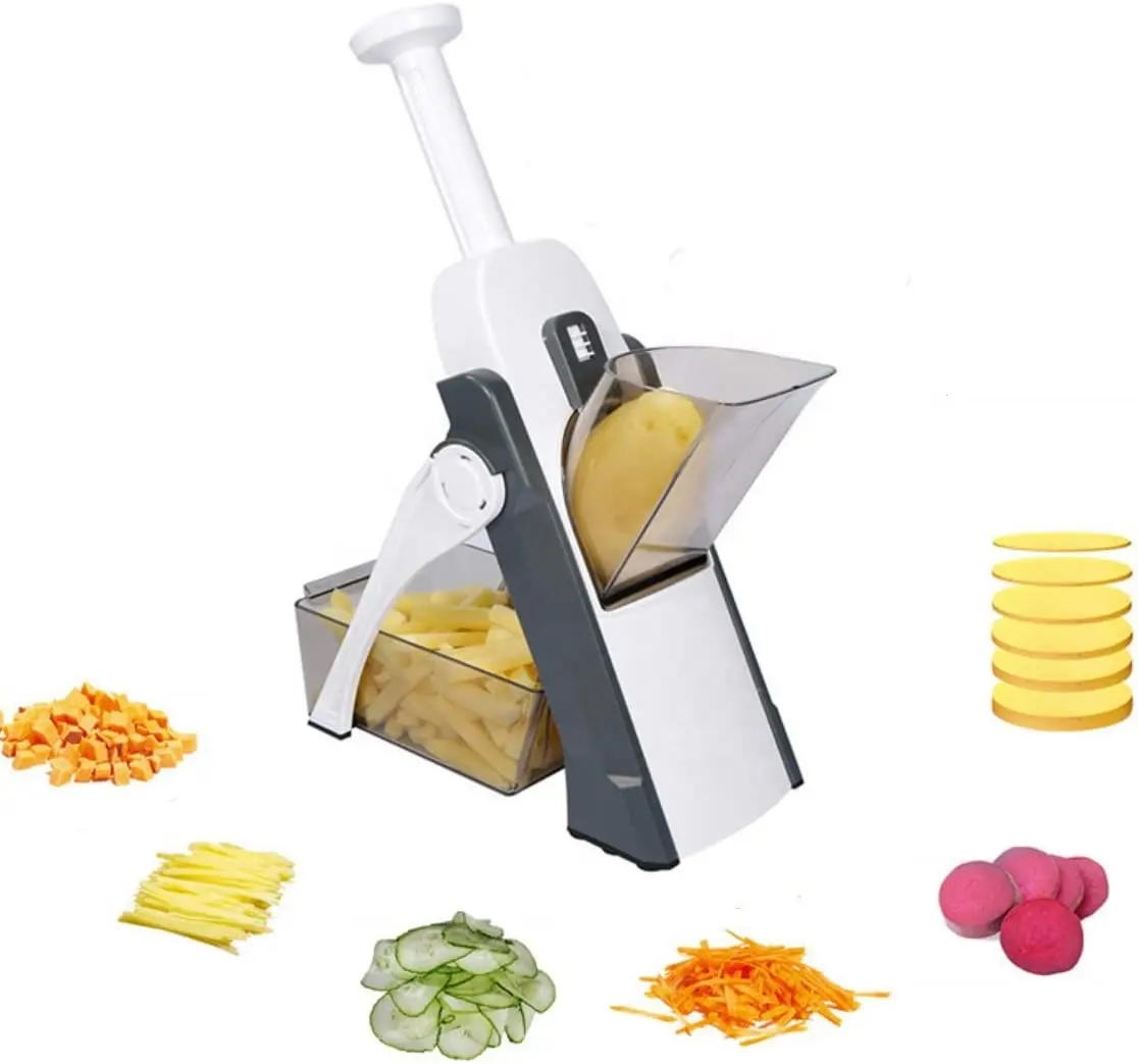 Многофункциональная Регулируемая мандолиновая ломтерезка, машина для приготовления пищи, резак для картофеля, лука, моркови, огурцов, фруктов, овощей