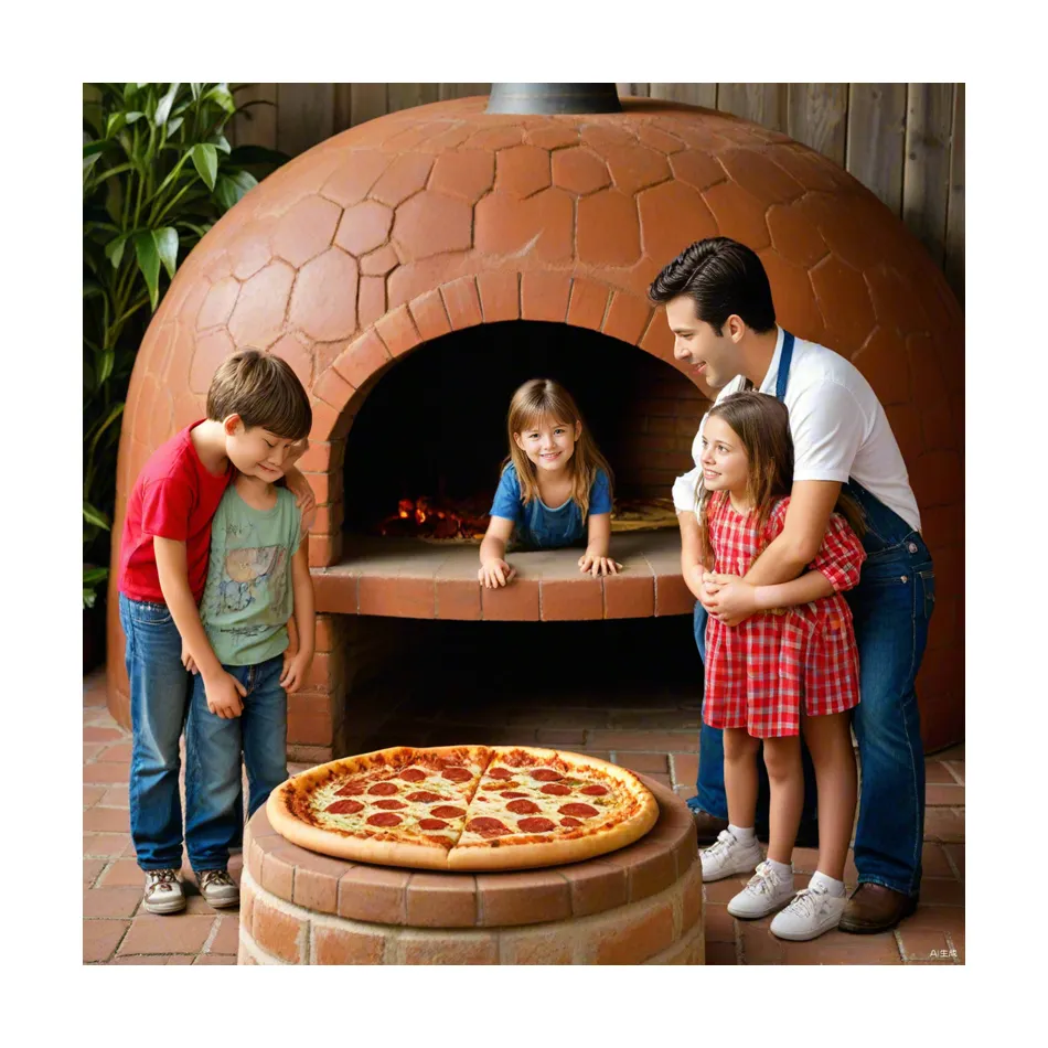 Pemanggang Pizza, Mini berputar batu propana bertenaga cepat memanggang komersial Oven asap tambahan pembakar Gas pengganti