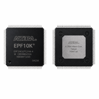 Microcontrolador FPGA IC EPF10K20TI144-4N, Paquete 144TQFP, 81 E/S, Memoria Flash de 320K
