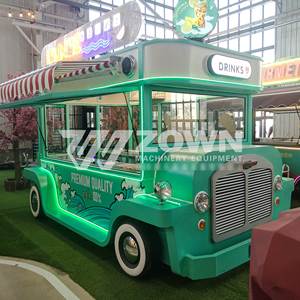 Fully Loaded Food Truck Trailer Mobile <b>Snack</b> <b>Bar</b> For Street Selling Mobile Catering Food Truck Stainless Steel Fast Food Trailer - Product Image 5