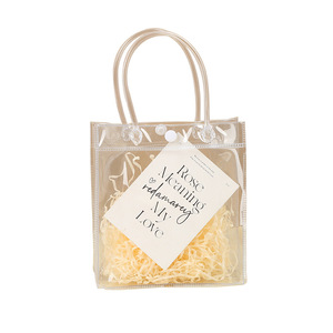 Sacs en plastique transparents de rêve, sacs cadeaux en PVC avec poignées, pour fêtes, mariages, bonbons, souvenirs, emballage 0120 - Product Image 5