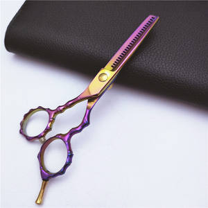 Tijeras de Peluquería ZS para Zurdos, 5.5 Pulgadas, Profesionales, de Acero Inoxidable, Herramientas de Salón de Belleza, Grosor Personalizable - Product Image 3