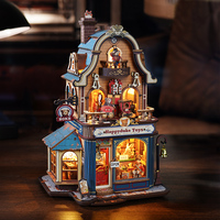 Robotime Rokr DIY Gift Set EAM01 Happyduke Toys Music Box Assemble 3D Wooden Puzzles