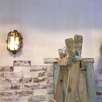 Lampe murale industrielle rétro vintage en verre, imperméable, style rétro, luminaire décoratif d'extérieur, idéal pour un Bar, un jardin