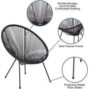 Design moderne <span class=keywords><strong>Chaise</strong></span> à <span class=keywords><strong>bascule</strong></span> inclinable pour l'extérieur <span class=keywords><strong>Chaise</strong></span> Papasan de jardin en rotin empilable <span class=keywords><strong>Chaise</strong></span> à oeufs <span class=keywords><strong>Chaise</strong></span> <span class=keywords><strong>Acapulco</strong></span> portable pour cour - Product Image 6