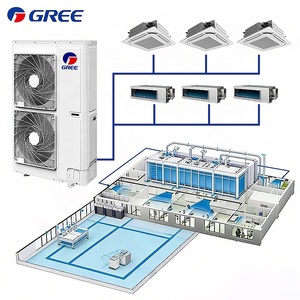 Système de climatisation multi-zones VRF pour bâtiments de grande taille, solution de refroidissement et de chauffage, 8-16 kW, centralisé, R410A - Product Image 1
