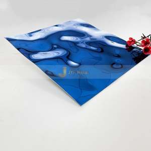 EX336 SS 304 316 <b>Mirror</b> Silver Gold Big Pattern Water Ripple Stainless Steel <b>Sheet</b> for Ceiling Wall Cladding Decoration - Product Image 6