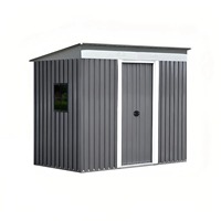 Abri extérieur étanche pour animaux de compagnie, abri de rangement en métal pour outils, abri utilitaire de jardin, niche pour animaux