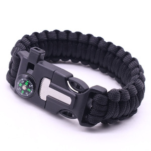 <span class=keywords><strong>Bracelet</strong></span> <span class=keywords><strong>de</strong></span> <span class=keywords><strong>survie</strong></span> multifonctionnel cinq-en-un, paracorde à sept brins, pour le camping, l'aventure, la <span class=keywords><strong>survie</strong></span>, imperméable, format poche - Product Image 6