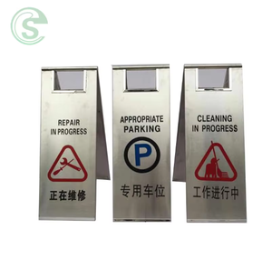 لافتات تحذيرية من الفولاذ المقاوم للصدأ موديل ساخن تستخدم في أي مشهد للوحة لافتات التحذير للفنادق - Product Image 1