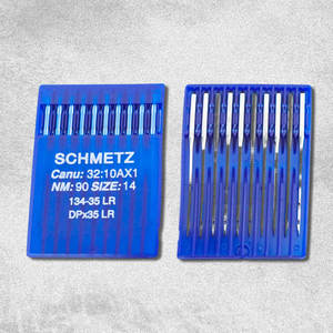 50 Aiguilles à <span class=keywords><strong>Coudre</strong></span> pour <span class=keywords><strong>Machine</strong></span> à <span class=keywords><strong>Coudre</strong></span> Industrielle <span class=keywords><strong>Schmetz</strong></span> DPX35 LR (134-35 LR) pour Machines à <span class=keywords><strong>Coudre</strong></span> à Pied Marcheur CANU: 32:10AX1 - Product Image 2