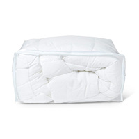 Sacs en vinyle PVC transparent avec poignées, grand sac de rangement en plastique pour couverture, drap, oreiller, vêtements