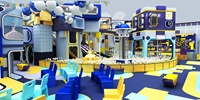 Structures de jeux intérieures commerciales en gros pour enfants, idéales pour les crèches