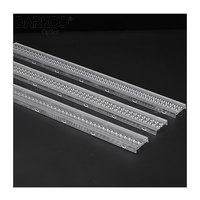 Lentille de prêt linéaire avec lentille de prêt linéaire pour l'éclairage sportif Lumières de bureau Lentilles linéaires creusées Lentille de prêt linéaire antiéblouissante profonde