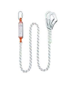 Corde <span class=keywords><strong>de</strong></span> <span class=keywords><strong>sécurité</strong></span> robuste <span class=keywords><strong>de</strong></span> 25 pieds (25KN) pour protection antichute, cordes <span class=keywords><strong>de</strong></span> <span class=keywords><strong>toiture</strong></span> verticales, harnais, longe <span class=keywords><strong>de</strong></span> <span class=keywords><strong>sécurité</strong></span> avec mousquetons <span class=keywords><strong>en</strong></span> acier allié - Product Image 4
