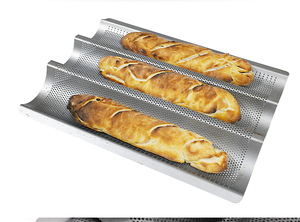 <span class=keywords><strong>2023</strong></span> nouveau 3 fentes pain <span class=keywords><strong>français</strong></span> plateau de cuisson moule poinçonnage pain support cuisson - Product Image 2