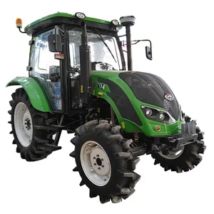 China Hot Sale Small QLN704 70 Horsepower Wheeled Tractor Machinery With Air-conditioned Cabin Price List In Senegal