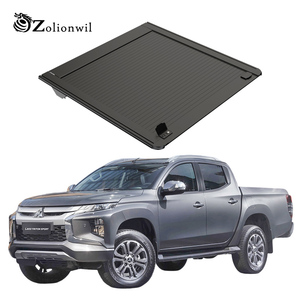 Zolionwil Retractable Roller Lid Hard Roll up Pickup Double Lock Tonneau Cover for <strong>mitsubishi</strong> <strong>Triton</strong> <strong>2023</strong> 2025 2026 - Product Image 1