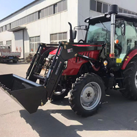Tracteur Agricole Euro 5 Quatre Roues Motrices le Plus Vendu avec Puissance Nominale de 120 CV, Fonctionnalités Multifonctionnelles et Livraison Gratuite