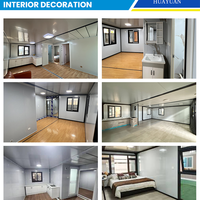 Rumah Villa Modern Prefab Kedap Suara 20 Ft 40 Ft, Kontainer Lipat yang Dapat Diperluas, Rumah Prefabrikasi yang Dapat Dipindahkan, 2 3 4 5 Kamar Tidur