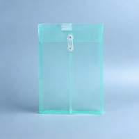 Portadocumentos de Plástico A4 en 8 Colores, para Sobres de Papel, Tarjetas y Documentos de Oficina