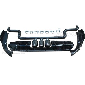 สปอยเลอร์กันชนหลังรถยนต์  ครีบตกแต่งท้ายรถยนต์  สำหรับ Honda Civic รุ่นที่ 10 ปี 2016-2021  แบบ TR  ฝาครอบป้องกันกันชน - Product Image 4