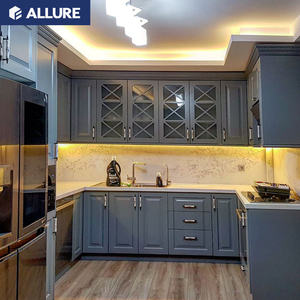 Allure סין להרכבה עצמית עץ קיר פנל ממוחזר דובדבן מוצק עץ אגוז מטבח ארונות דגם קופסות - Product Image 5