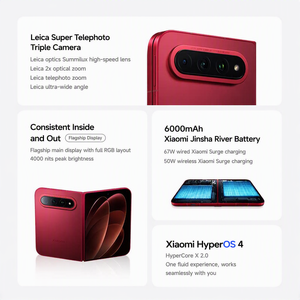 Xiaomi 18 Fold รุ่นใหม่ ปี 2026 โทรศัพท์พับได้ของ Xiaomi พร้อมชิป Xuanjie O3 จับถนัดมือ ใช้งานง่าย มองเห็นภาพได้กว้างในทันที - Product Image 5