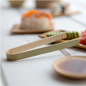 <span class=keywords><strong>Pince</strong></span> à pain en <span class=keywords><strong>bambou</strong></span> jetable mini, écologique, personnalisable - Product Image 1