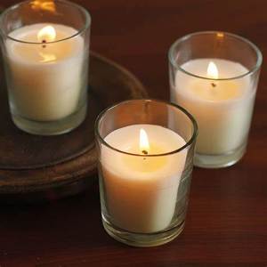 High Quality Scented Soy Wax Church Votive <b>Candle</b> Set-Handmade Personalized Style Cotton/Wood <b>Wick</b> Square/Round Shapes Custom - Product Image 3