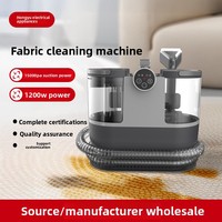 Nettoyeur de tapis à eau chaude à large tension 2000W 3.0L Machine de nettoyage de tissu de canapé d'ameublement Aspiration de qualité commerciale Min 22KPa
