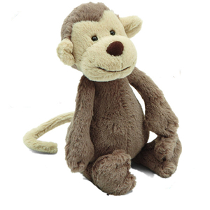 Thú Nhồi Bông Hình Khỉ Tay Và Chân Dài Thân Thiện Với Môi Trường Thú Nhồi Bông Màu Nâu Dễ Thương Cho Trẻ Em Đồ Chơi Khỉ Nhồi Bông Mềm Mại - Product Image 2