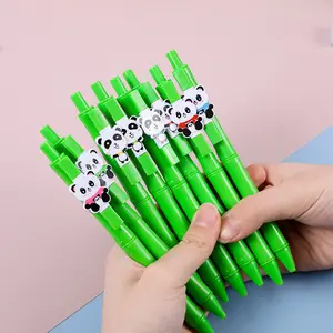 JPS OEM Canetas De Gel可爱熊猫塑料中性笔
