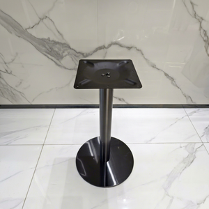 Bases para Mesas de Restaurante Comercial |   Muebles para Hostelería |   Bases de Pedestal Redondas Modernas de Acero |   De Alta Resistencia - Product Image 1