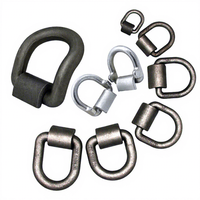 Nouvelles attaches de cargaison robustes en acier avec anneaux en D, capacité 1200 lbs, pour charges sur bateaux/remorques, camions, camping-cars, fixation au sol