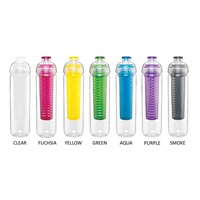 Bouteille d'eau pour fruits et boissons, de sport, en plastique, détox, infuseur, nouveau produit, 2019
