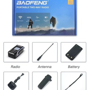 เครื่องส่งรับวิทยุ Baofeng รุ่น UV-16 VHF UHF กันน้ำ IP65 วิทยุพกพาสำหรับใช้งานกลางแจ้ง ระยะไกล กำลังส่งสูง แบตเตอรี่ 8800mAh - Product Image 4